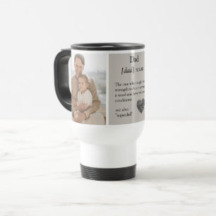 Mug De Voyage Photos personnalisées de définition de père Voyage