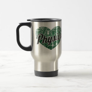 Mug De Voyage Physique Retro Coeur Blackboard Love