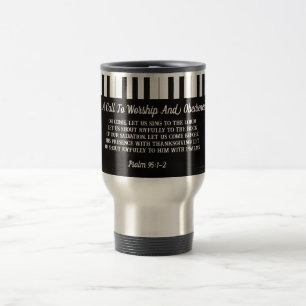 Mug De Voyage Piano Key Bible Verse Voyage Mug