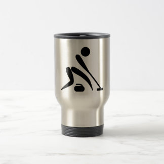 Mug De Voyage Pictographe de curling
