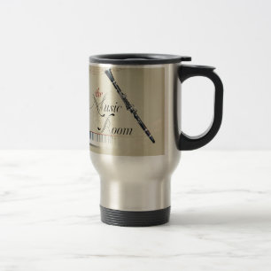 Mug De Voyage Pièce de musique de clarinette