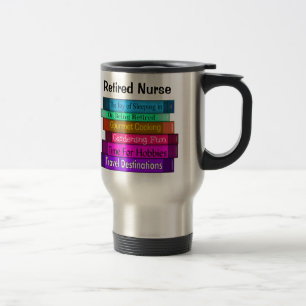 Mug De Voyage Pile retirée de cadeaux d'infirmière de la