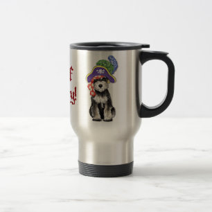 Mug De Voyage Pirate de Schnauzer miniature