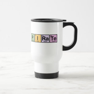 Mug De Voyage Pirate fait d'éléments