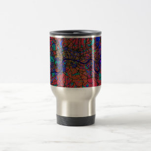 Mug De Voyage Plan de ville de Londres Angleterre