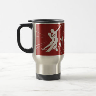 Mug De Voyage Plein logo de Starburst - clair