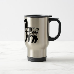 Mug De Voyage Plus de lamas moins de drame