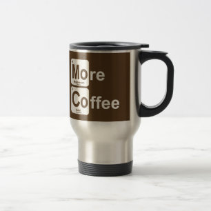 Mug De Voyage Plus de tableau périodique du café
