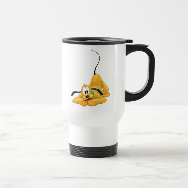 Mug De Voyage Pluto | Couché (Droite)