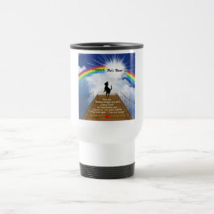 Mug De Voyage Poème commémoratif de pont en arc-en-ciel pour d
