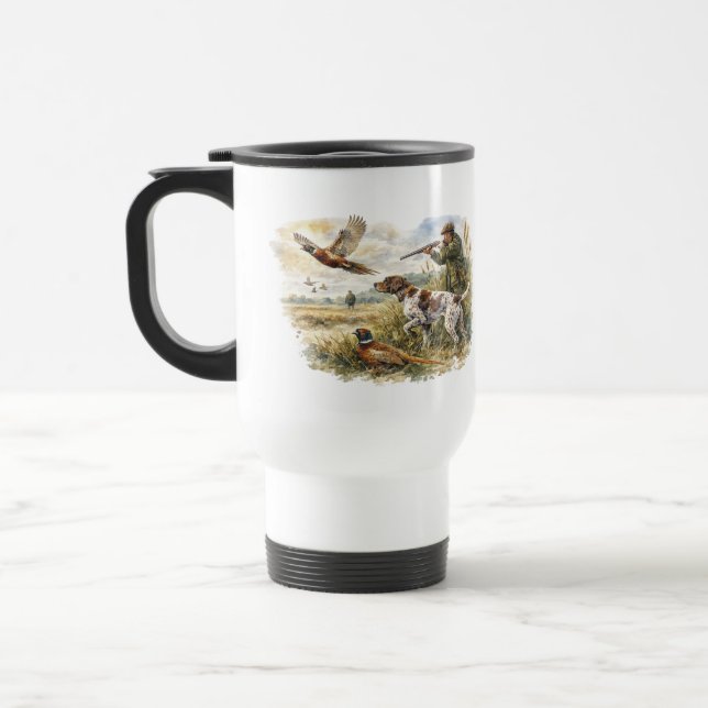 Mug De Voyage Pointer allemand de chasse (Gauche)