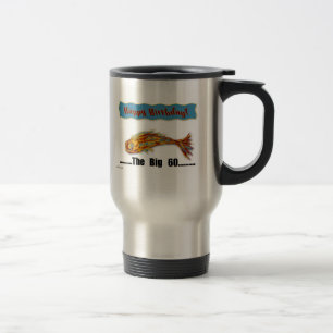 Mug De Voyage Poissons soixantième d'anniversaire