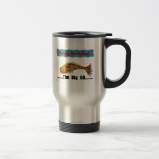 Mug De Voyage Poissons soixantième d'anniversaire