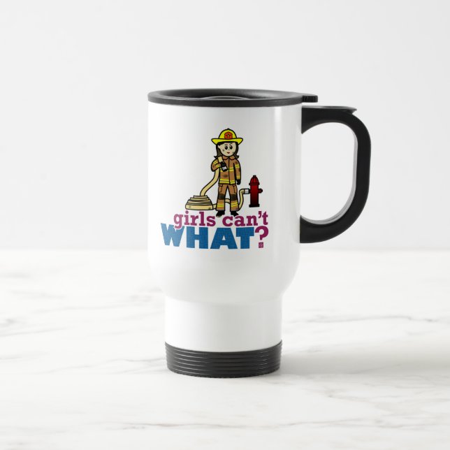 Mug De Voyage Pompier (Droite)