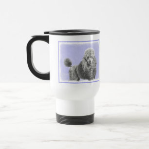Mug De Voyage Poodle (Jouet, Miniature) Peinture originale de Ch