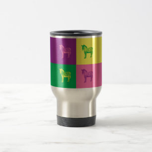 Mug De Voyage Pop Art Zebra