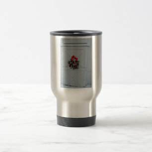 Mug De Voyage Porte de la grange de Noël