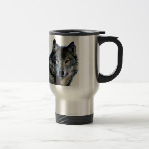 Mug De Voyage Portrait Wolf