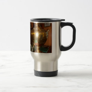 Mug De Voyage Pot de thé doré vintage Mur Art & Imprimer