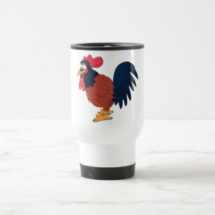 Mug De Voyage Poulailler de dessin animé