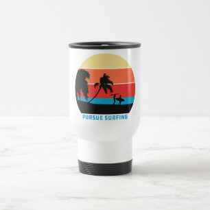 Mug De Voyage Poursuivez Le Cadeau De Surf Pour Les Amateurs De