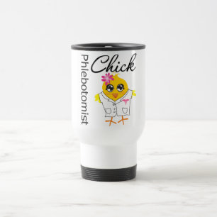 Mug De Voyage Poussin de Phlebotomist