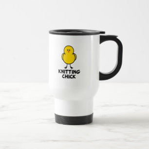 Mug De Voyage Poussin de tricot