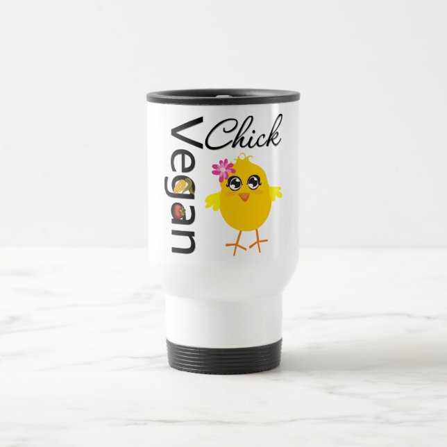 Mug De Voyage Poussin végétalien (Centre)