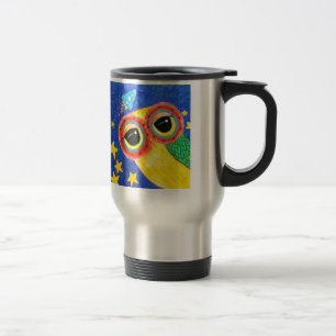 Mug De Voyage Premier hibou dans l'espace