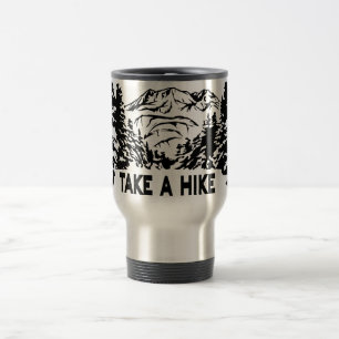 Mug De Voyage Prenez une citation Hippique paysage montagnard mo