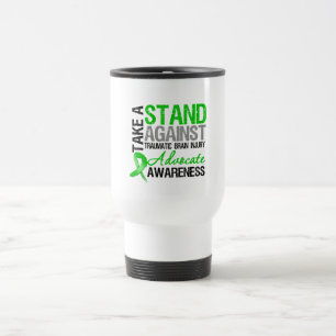 Mug De Voyage Prenez une position contre la lésion cérébrale