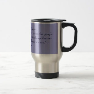 MUG DE VOYAGE PRIÈRE DE SÉRÉNITÉ - BLEU