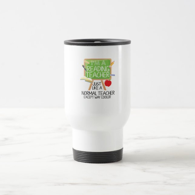 Mug De Voyage Professeur de lecture (Centre)