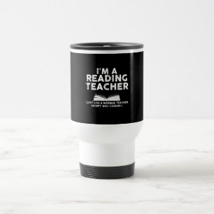 Mug De Voyage Professeur de lecture - Je suis professeur de lect
