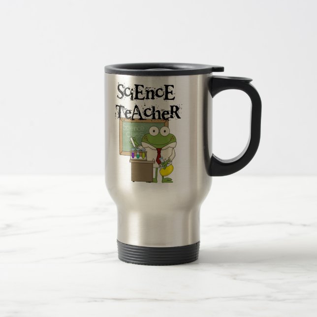 Mug De Voyage Professeur de Sciences de grenouille (Droit)