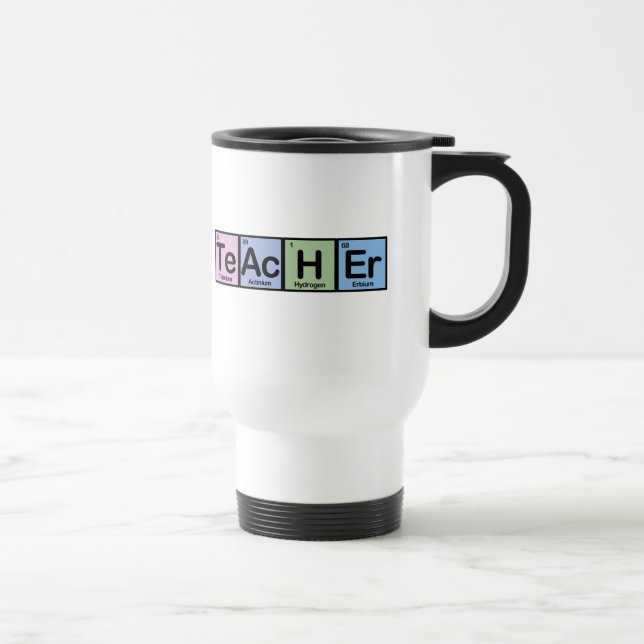 Mug De Voyage Professeur fait d'éléments (Droite)