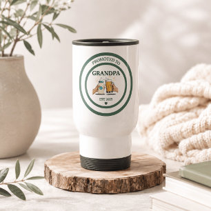 Mug De Voyage Promu Grand-Père Établ. 2025