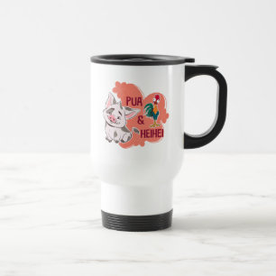 Mug De Voyage Pua & Heihei Nom floral Graphique