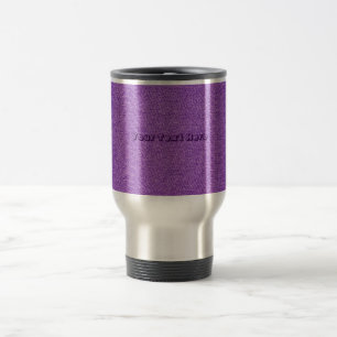 Mug De Voyage Purple Denim Dreams - look matière jean bleu
