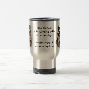Mug De Voyage Raccoon de café frais brassé