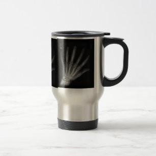 Mug De Voyage Rayon X extra-numérique main gauche