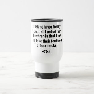 Mug De Voyage RBG Womens Mug, Ruth Bader Ginsburg