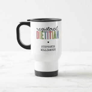 Mug De Voyage RD multicolore de diététiste enregistré sur mes