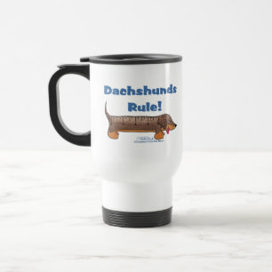 Mug De Voyage Règle Dachshunds