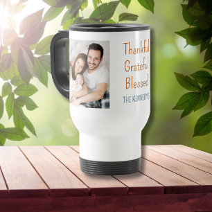 Mug De Voyage Remerciements Heureux Béni Thanksgiving 2 Photo