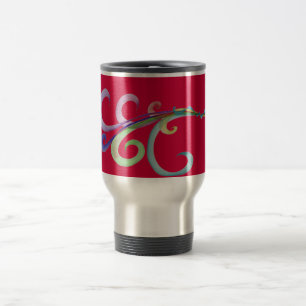 Mug De Voyage Remous s'entrelaçants lunatiques d'amusement