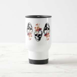 Mug De Voyage Renaissance - Les crânes fleurissent