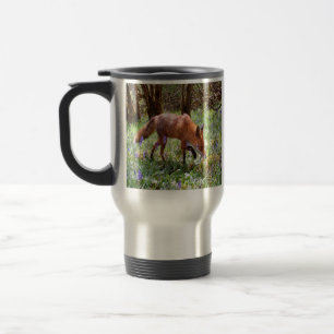 Mug De Voyage Renard roux dans la scène naturelle des Jacinthes