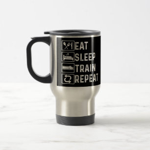 Mug De Voyage Répétition du train de nuit du train diesel du tra