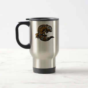 Mug De Voyage Reptile de lézard de Gecko de léopard